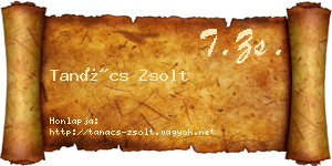 Tanács Zsolt névjegykártya